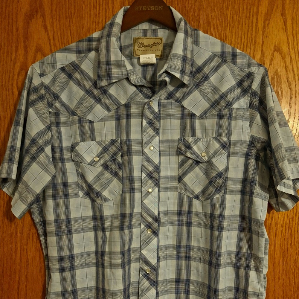 Wrangler Western Pearl Snap Shirt XL